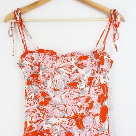 NWOT Free People Beach Party Midi Dress - Picture 2 of 16